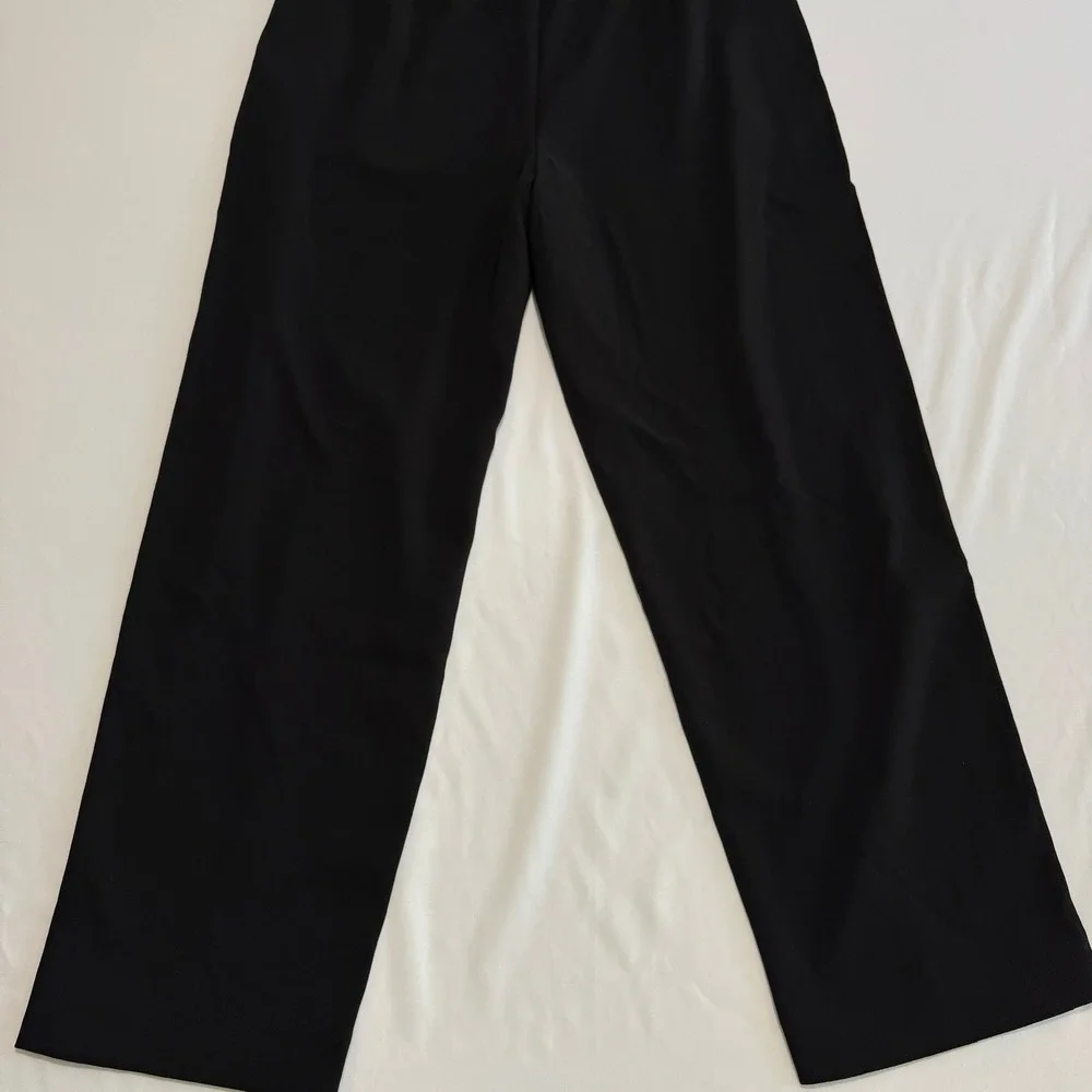 NWT Express High Waisted Seamed Ankle Jogger Pants Women Medium Black Lightweigh - Picture 7 of 10